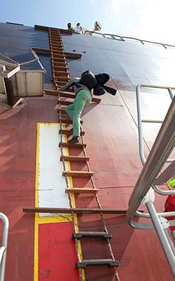 Pilot ladder © Seeärztlicher Dienst