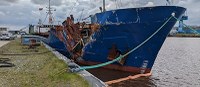 Schiff nach Unfall © BSU