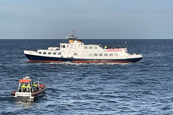 MS Binz mit KB BPOL SEE ©BSH