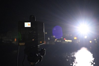 Erprobung moderner Rettungstechnik bei Nacht © Jörn Kallauch / BSH
