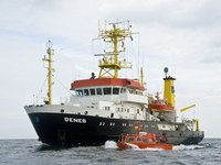 Landstrom für BSH-Forschungsschiffe © BSH