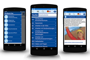 App Handbuch-See © Seeärztlicher Dienst / BG Verkehr