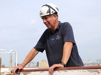 E-J Schulze an Reling © Stiftung Hamburg Maritim