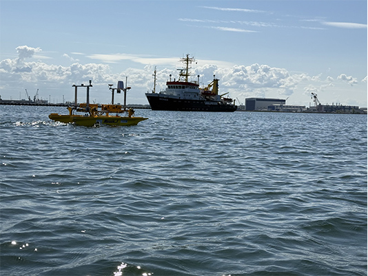 Fahrübung im Projekt Galileo Nautic © BSH