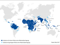 Karte Malaria