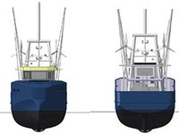 Kutter der Zukunft - Projektskizzen Bug und Heck © Judel/Vrolijk Bremerhaven