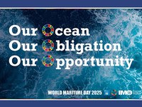 Logo Weltschifffahrtstag 2025 © International Maritime Organization, IMO