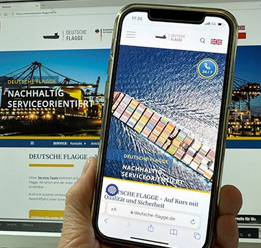 deutsche-flagge.de: Auch für Smartphones optimiert
