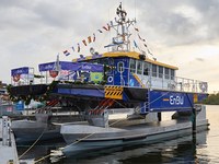 Taufe des Crew Transfer Vessels "Impulse" © EnBW / Rolf Otzipka