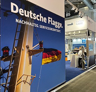 Positive Bilanz: Deutsche Flagge auf der SMM