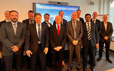 Meeting of the Paris MoU Advisory Bord. Fourth from the left: Mike Meklenburg, Head of the German Port State Control