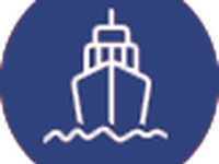 bau icon blau