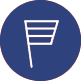 flagge icon blau