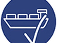 Schiffssicherheit icon blau