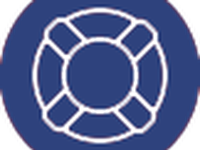 sicherheit icon blau