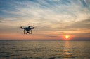 Drohne über Meer