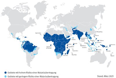 Malaria-Karte groß