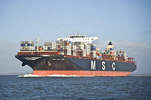 Schiff von MSC