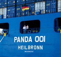 PANDA 001 - Bordwand ©  Tailwind Shipping Lines