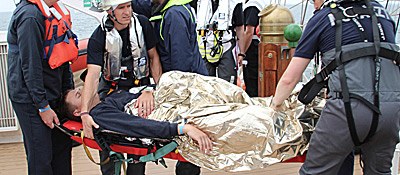 Picture: hypothermia © Maritime Medical Service