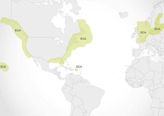 Karte ECA-Gebiete