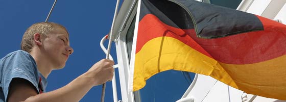 Changing to the German flag