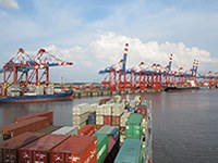 Containerschiff im Hafen_Kirk Williams.jpg