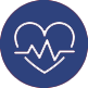 medizin icon blau