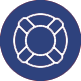 sicherheit icon blau